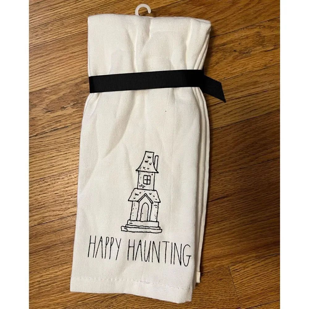Rae Dunn Halloween Collection Kitchen Towels Set of 2